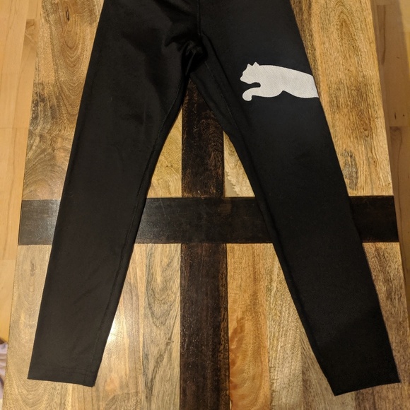 Puma Pants - PUMA black leggings yoga pants
